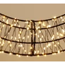 Kép 8/11 - Karácsonyi-adventi 480 meleg fehér és extra meleg fehér micro LED-es koszorú ajtódísz, 38 cm, IP44 hálózati adapteres, időzíthető 8/16 órás, csillogó fényjátékkal, fényerő szabályzással