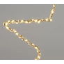 Kép 3/5 - Karácsonyi-adventi 120 meleg fehér micro LED-es arany drótos csillag 30 cm, elemes, időzíthető 8/16 órás