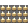 Kép 1/5 - Adventi LED teamécses szett, 15 db-os, elemmel, villódzó lánghatás – hangulatos fények