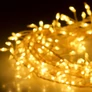Kép 3/8 - 1440 micro LED-es BOA fényfüzér, kültéri-beltéri hálózati, meleg fehér, átlátszó vezetékes, 14,4 m, IP44