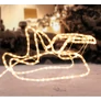 Kép 4/6 - Rope Light 9 m fénykábel Rénszarvas Szánkóval – 324 Meleg Fehér LED Fényfüzér Kültérre, IP44