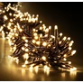 Kép 4/9 - 1608 LED-es nagyon sűrű Super Cluster fényfüzér, hálózati adapteres, meleg fehér, 8 féle fényjáték, időzíthető 8/16 órás, 4 m-es, IP44