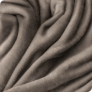 Kép 2/5 - Nagyméretű pihe-puha polár pléd, 180 x 200 cm, barna