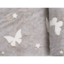 Kép 2/4 - Sötétben fluoreszkáló takaró, Beige, Pillangós csillagos, 150 x 200 cm