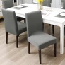 Kép 7/9 - 8 db Univerzális mosható elegáns székhuzat, 160 g/m2,  szürke