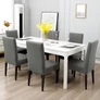 Kép 8/9 - 8 db Univerzális mosható elegáns székhuzat, 160 g/m2,  szürke