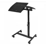 Kép 3/7 - Prémium laptoptartó állvány, állítható magasság, gurulós, dönthető, 80 cm