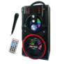 Kép 1/6 - BP Vezeték nélküli Bluetooth hangszóró rádióval és karaoke funkcióval, 90 W