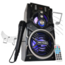 Kép 2/6 - BP Vezeték nélküli Bluetooth hangszóró rádióval és karaoke funkcióval, 90 W