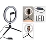 Kép 2/3 - Selfie gyűrűs LED lámpa, 96 LED, 25 cm