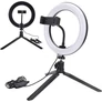Kép 1/3 - Selfie gyűrűs LED lámpa, 96 LED, 25 cm