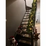 Kép 2/4 - 50 LED-es karácsonyi elemes girland, tobozokkal, 2,7 m, meleg fehér