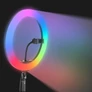 Kép 5/8 - TikTok Állítható okostelefon állvány + selfie gyűrűs LED 100 W RGB lámpa távirányítóval, 210 cm