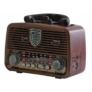 Kép 5/6 - Retro konyhai mobil rádió FM/AM/bluetooth/USB-s, akkumulátoros, pink, barna, vagy arany