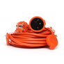Kép 1/2 - 10 m-es kerti Lengő hosszabbító kábel, narancssárga, 3 x 1,5 mm