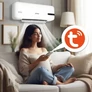 Kép 12/13 - MalTec kerámia fűtőbetétes fali hősugárzó, légfüggöny, oszcilláció, WIFI, távvezérlővel, 2000 W