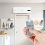Kép 13/13 - MalTec kerámia fűtőbetétes fali hősugárzó, légfüggöny, oszcilláció, WIFI, távvezérlővel, 2000 W