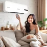 Kép 7/13 - MalTec kerámia fűtőbetétes fali hősugárzó, légfüggöny, oszcilláció, WIFI, távvezérlővel, 2000 W