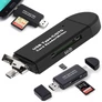 Kép 1/9 - 3az1-ben SD kártyaolvasó microSD USB USB-c micro USB