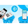 Kép 5/8 - Mini bluetooth hőpapíros nyomtató, 11 db hőpapír tekerccsel, RT