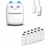 Kép 7/8 - Mini bluetooth hőpapíros nyomtató, 11 db hőpapír tekerccsel, RT