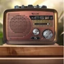 Kép 8/8 - Retro konyhai mobil rádió FM/AM/bluetooth/USB-s, akkumulátoros, E972