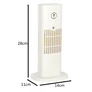 Kép 2/8 - 3 fokozatú USB-s párásító Oszlopventilátor, 28 cm, 300 ml víztartállyal