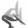 Kép 3/8 - Fém, erős és stabil állítható 3D asztali monitor tartó konzol 17"-től 32"-ig terjedő monitorokhoz