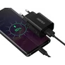 Kép 3/7 - 4 portos USB fali töltő – tökéletes adapter karácsonyi fényfüzérekhez, fekete