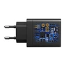 Kép 6/7 - 4 portos USB fali töltő – tökéletes adapter karácsonyi fényfüzérekhez, fekete