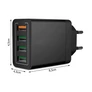 Kép 7/7 - 4 portos USB fali töltő – tökéletes adapter karácsonyi fényfüzérekhez, fekete