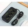 Kép 3/7 - 3 aljzatos hálózati csatlakozó 3 aljzat 250 V, 2 m, 4x USB, 1x UCB-C