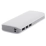 Kép 2/7 - Powerbank 3 x USB, micro USB, 2.1 A, LED zseblámpa nagy teljesítményű, gyors, 10000 mAh 