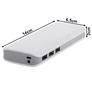 Kép 6/7 - Powerbank 3 x USB, micro USB, 2.1 A, LED zseblámpa nagy teljesítményű, gyors, 10000 mAh 