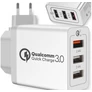 Kép 2/7 - 4 portos USB fali töltő – tökéletes adapter karácsonyi fényfüzérekhez, fehér, ER1089