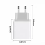 Kép 4/7 - 4 portos USB fali töltő – tökéletes adapter karácsonyi fényfüzérekhez, fehér, ER1089