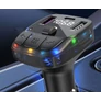 Kép 5/8 - FM transzmitter iOS és Android bluetooth 5.3 kompatibilis RGB világítás autós töltő 2x usb + usb-c VG