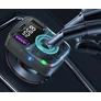 Kép 7/8 - FM transzmitter iOS és Android bluetooth 5.3 kompatibilis RGB világítás autós töltő 2x usb + usb-c VG