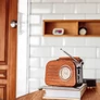 Kép 5/9 - Retro konyhai mobil rádió FM/AM//USB-s akkumulátoros és hálózati E849