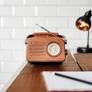 Kép 9/9 - Retro konyhai mobil rádió FM/AM//USB-s akkumulátoros és hálózati E849