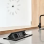 Kép 2/5 - Dupla süllyesztett konyha munkalap elektromos aljzat, 2x230V+2x USB BLACK 2.1A