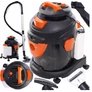 Kép 1/14 - Kraft&Dele Professzionális Száraz-nedves takarítógép 1600W, 20 l tartály, HEPA szűrővel