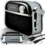 Kép 1/6 - Retro konyhai mobil rádió FM/AM//USB-s akkumulátoros és hálózati E849