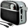 Kép 2/6 - Retro konyhai mobil rádió FM/AM//USB-s, akkumulátoros, és hálózati, Fekete