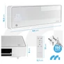 Kép 3/11 - MalTec kerámia fűtőbetétes fali hősugárzó, légfüggöny, oszcilláció, WIFI, távvezérlővel, 2000 W, PT5800W-WH