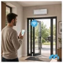 Kép 5/11 - MalTec kerámia fűtőbetétes fali hősugárzó, légfüggöny, oszcilláció, WIFI, távvezérlővel, 2000 W, PT5800W-WH