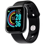 Kép 3/9 - Sport okosóra pulzusmérővel, egészség funkciókkal, fekete, vízálló, Android és iOS kompatibilitás