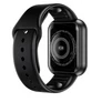 Kép 4/9 - Sport okosóra pulzusmérővel, egészség funkciókkal, fekete, vízálló, Android és iOS kompatibilitás