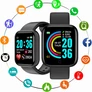 Kép 8/9 - Sport okosóra pulzusmérővel, egészség funkciókkal, fekete, vízálló, Android és iOS kompatibilitás