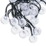 Kép 3/7 - 50 LED-es napelemes LED fényfüzér, gömb forma, 8 világító üzemmód, IP65, hideg fehér